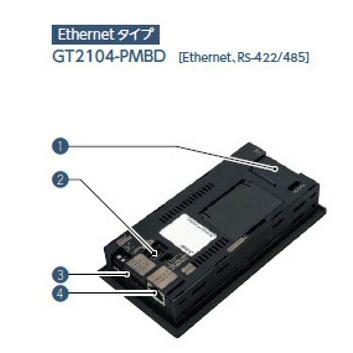 三菱電機（MITSUBISHI ELECTRIC） GT2104-PMBD 表示器GOT 4.5型 384
