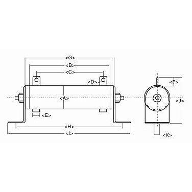 不燃性巻線型可変抵抗器 DSR500W 2kohm : デンシ電気店 ヤフーショップ
