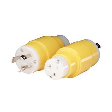 ACピン変換アダプタ（30A/125Vロックタイプメス→20A/125Vロックタイプ