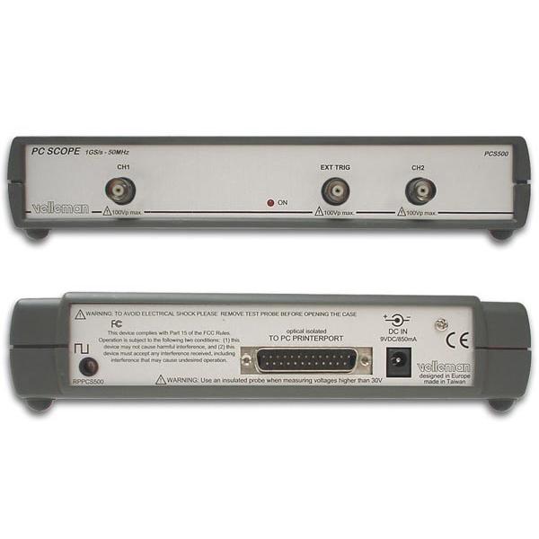 2チャンネルPCオシロスコープ 1000MS/s PCS500A