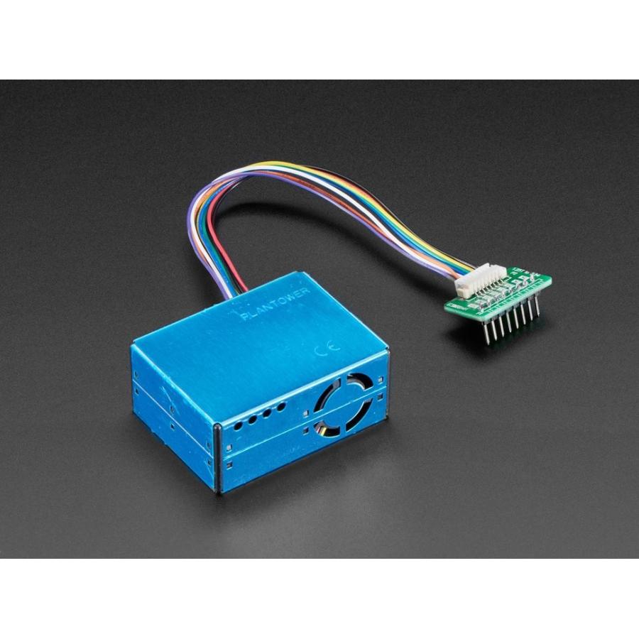 PM2.5空気の状態性質感知器+ブレッドボード用アダプター付 実験、工作-楽器、手芸、コレクション