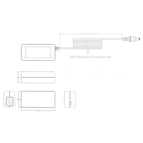 UNIFIVE ACアダプター 12Vdc/3.8A (PL03B) UNI345-1238