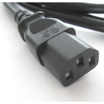欧州ACコード 3ピン-C13/ダブルシールド2.4M : デンシ電気店 ヤフー