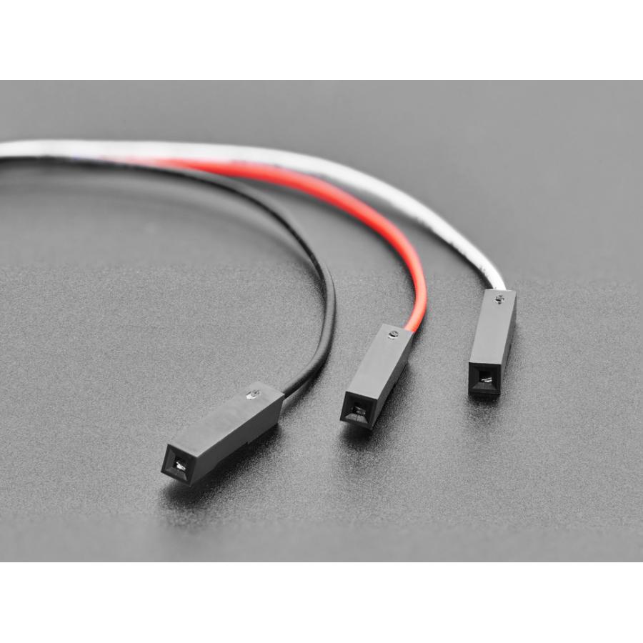 JST SH 1mmピッチ3pin（コンパチ品）→メスヘッダー+100mmケーブル