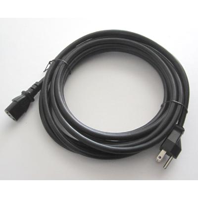 日本ACコード 3ピン(NEMA 5-15P)-C13 PSE（125V/15A)5M : デンシ電気店