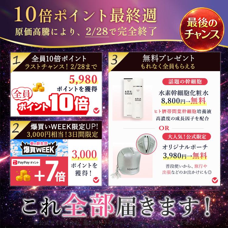 公式！爆買い P17倍~ +ギフト】DENSHINDO プラズマ エアシャワー 美顔