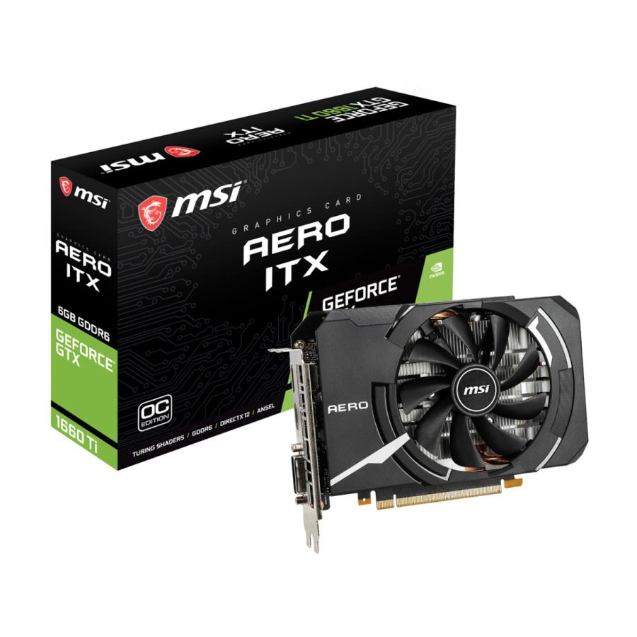 【即日発送】MSI GeForce GTX 1660 Ti AERO ITX 6G OC [PCIExp 6GB] 新品
