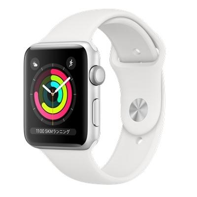 マーヴィン　Apple Watch 3 GPSモデル42mm ホワイト Apple Watch Series 3 【即日発送】Apple GPSモデル 42mm MTF22J/A