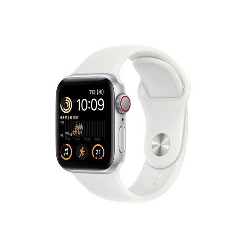 最終値下げ Apple Watch SE 第二世代 GPSモデルシルバー Apple Watch Se 第2世代 40mm シルバー