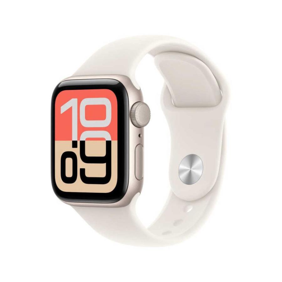【ラッピング可】【即日発送】【新品 箱不良・シュリンク破れ品】Apple アップル Watch SE 3 GPSモデル 40mm MEH34J/A  スターライト スポーツバンド S/M