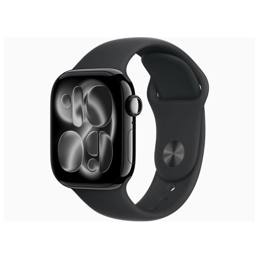 【ラッピング可】【即日発送】【新品】Apple アップル Watch Series 11 GPSモデル 42mm MEQU4J/A スポーツバンド ジェットブラック（Yahoo!・電子問屋）