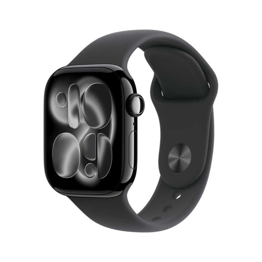 【ラッピング可】【即日発送】【新品】Apple アップル Watch Series 11 GPSモデル 42mm MEQT4J/A スポーツバンド ジェットブラック（Yahoo!・電子問屋）