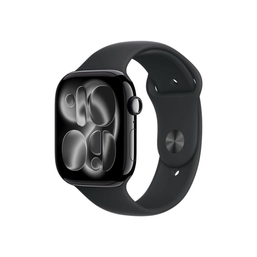 【ラッピング可】【即日発送】【新古品】Apple アップル Watch Series 11 GPS+Cellularモデル 46mm MFC44J/A ジェットブラック・ブラックスポーツバンド M/L ラッピング可】【即日発送】【新品】Apple アップル Watch Series 11