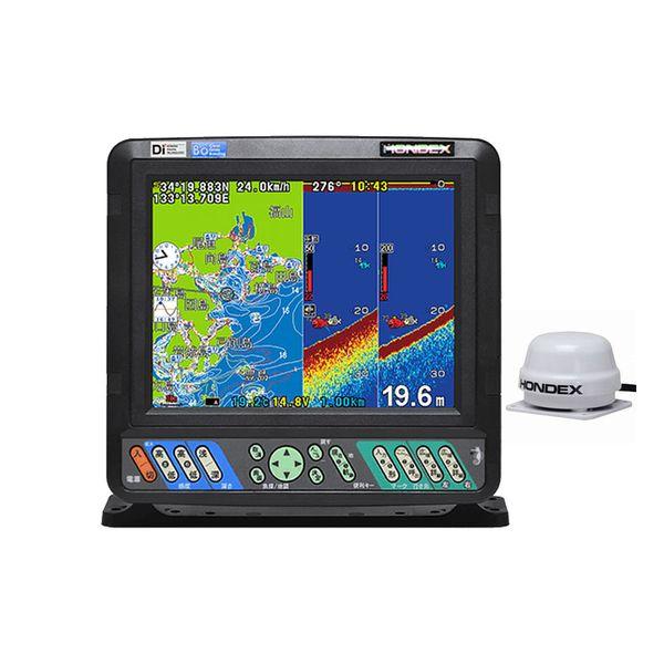 HONDEX ホンデックス 魚群探知機 HE-8S 600W GPS内蔵 8.4型