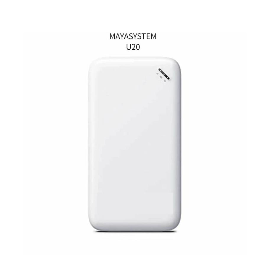 新品】MAYA SYSTEM U20 White SIMフリー モバイルWiFiルーター 回線