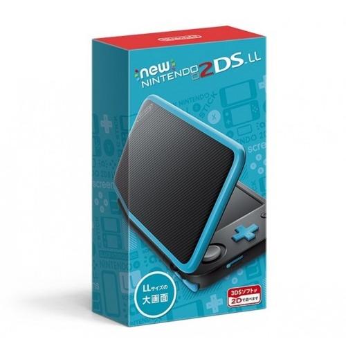 【即日発送】任天堂 Newニンテンドー2DS LL本体 ブラック×ターコイズ 　未開封新品｜densidonya