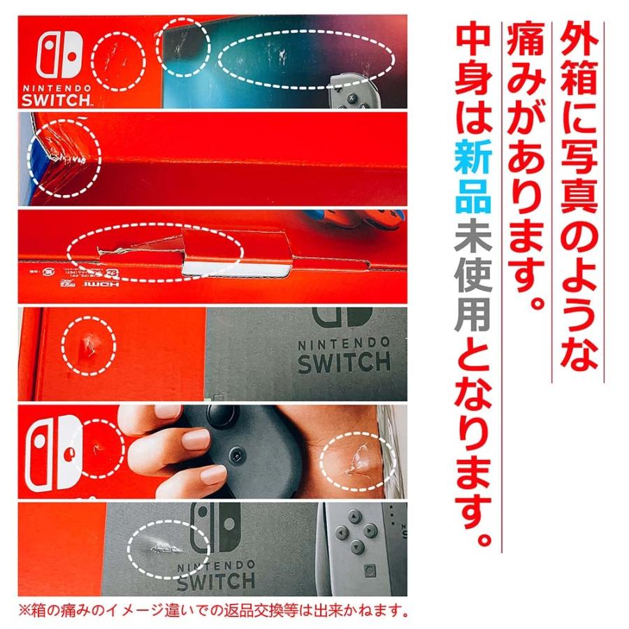 【ラッピング可】【即日発送】アウトレット 訳アリ 外箱痛み Nintendo Switch 2019 [グレー] 量販店印付き場合あり 新品｜densidonya｜02