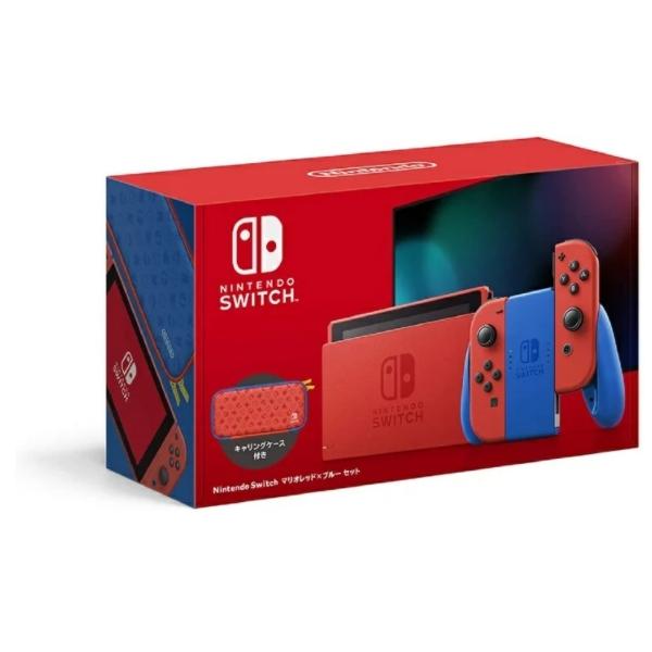 【即日発送】任天堂 Nintendo Switch マリオレッド×ブルー セット 新品 量販店印付き場合あり :4902370546064