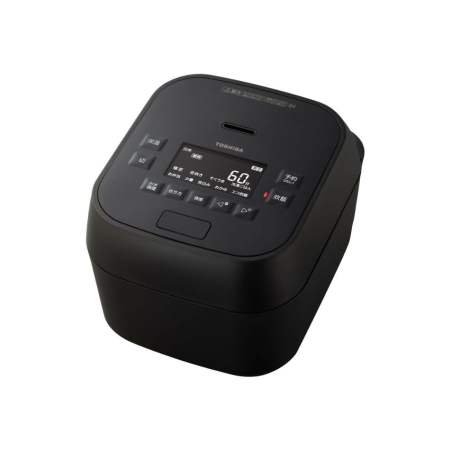 【即日発送】【新品 箱不良・シュリンク破れ品】TOSHIBA 東芝 炊飯器 5.5合 真空圧力IH RC-10MGW K グランブラック