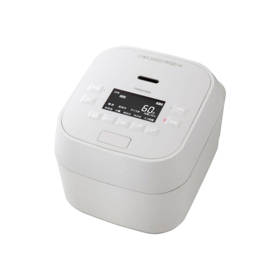 新品】TOSHIBA 東芝 炊飯器 5.5合 真空圧力IH RC-10MGW(W) グラン 