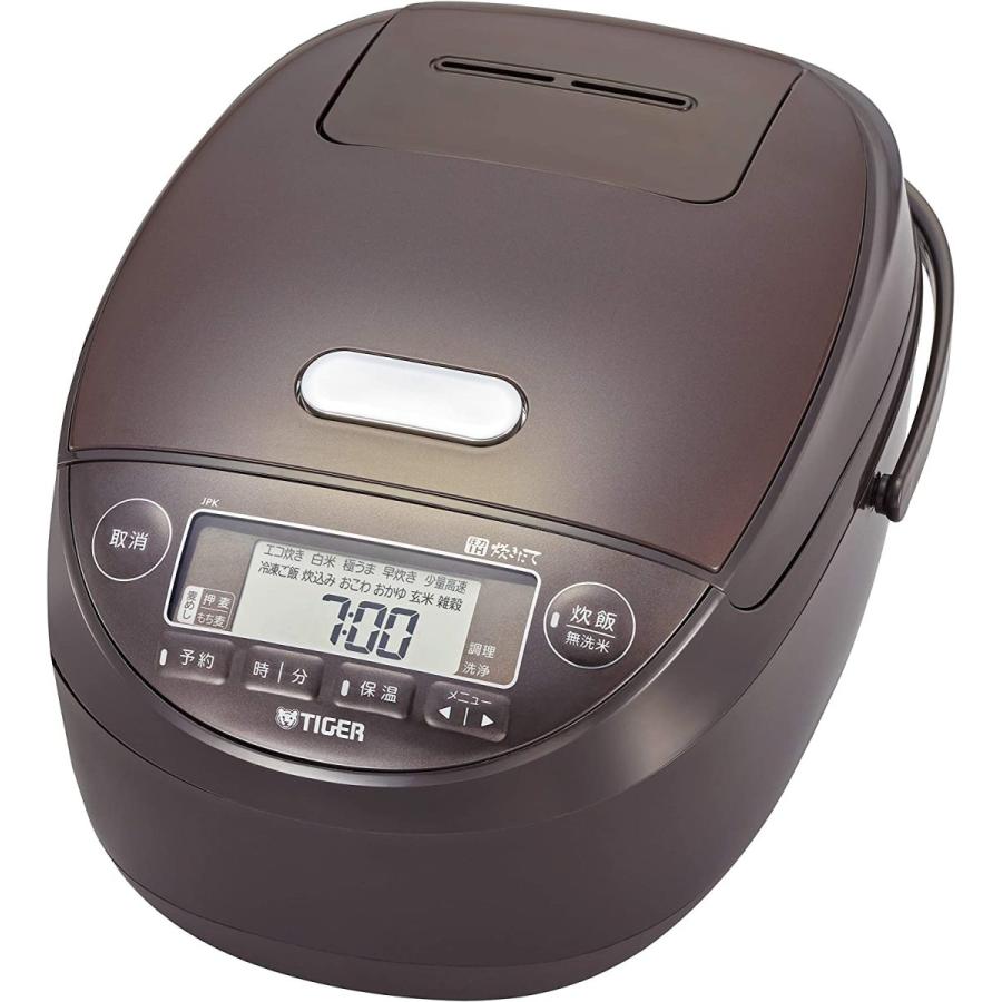 【即日発送】【箱不良・シュリンク破れ品 新品】タイガー JPK-B100T 圧力IH炊飯ジャー 炊きたて 5.5合炊き ブラウン 炊きたて 炊飯器　