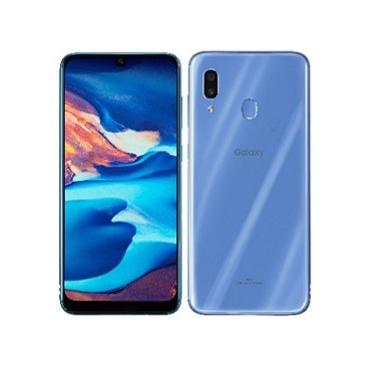 【即日発送】SIMロック解除品　サムスン Galaxy A30 SCV43 au ブルー アンドロイドスマートフォン　SIMフリー　未使用品｜densidonya