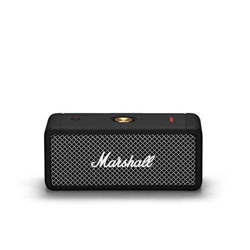 Marshallスピーカー ブラック Marshall ワイヤレスポータブル防水スピーカー/ブラック&ブラス