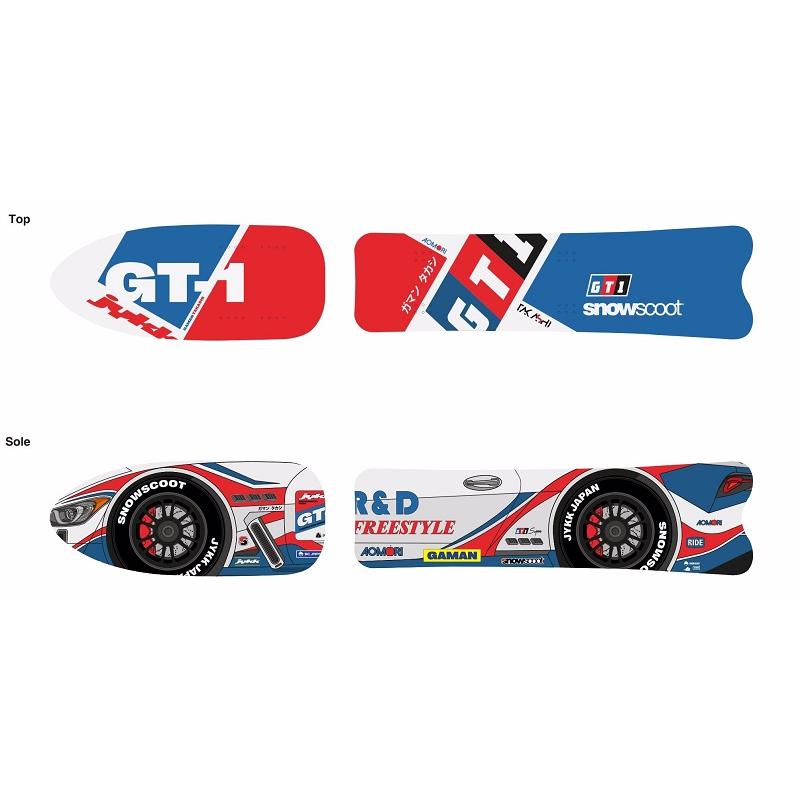 スノースクートJykk GT-1 ガマンタカシSIGNATURE BOARD : ノース