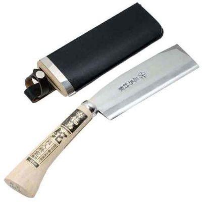 梅鉢龍馬 4977292602051 鞘入腰鉈 双刃 165MM