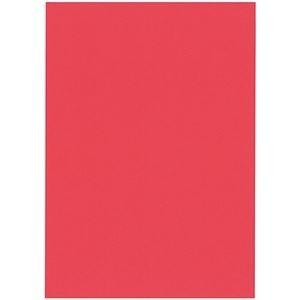 ds-2214542　(まとめ）北越コーポレーション　紀州の色上質A3Y目　薄口　1箱(2000枚:500枚×4冊)　(ds2214542)　赤