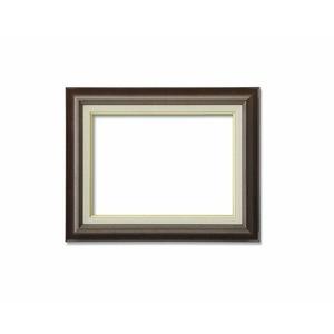 ds-2213532 油絵額・キャンバス額・木製油絵額・茶色油絵額 ■M8号（455×273mm）ブラウン (ds2213532)
