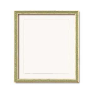ds-2245968 マット付き・「UV（紫外線）カットアクリル」 ■模様入り水彩額F10号 マット付 グリーン (ds2245968)
