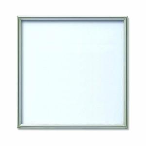 ds-2246430 正方形額・壁掛けひも・アクリル付き ■450角（450×450mm）シルバー (ds2246430)