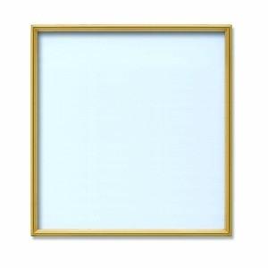 ds-2246437 正方形額・壁掛けひも・アクリル付き ■500角（500×500mm）ゴールド (ds2246437)