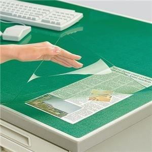 ds-2292432 コクヨ デスクマット軟質（エコノミータイプ）ダブル（下敷付）6号 1047×622mm グリーン マ-1216Ng 1枚 (ds2292432)