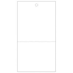 ds-2296016 （まとめ）ササガワ 業務用提げ札 糸なし白無地ミシン目入 18-1506 1箱（500枚） (ds2296016)