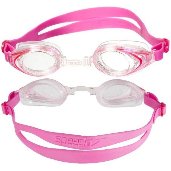 speedo SD97G13E-PN ジュニア 競泳用スイムゴーグル フリーサイズ カラー:PN/ピンク (ピンク) (SD97G13EPN)