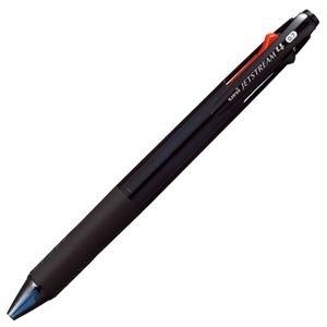 ds-2489148 （まとめ）三菱鉛筆 ジェットストリーム4色ボールペン 0.7mm (軸色：透明ブラック) SXE450007T.24 1本【×20セット】 (ds2489148)