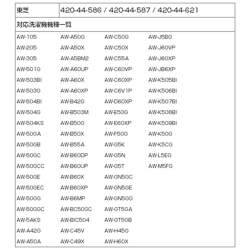 洗濯機用 糸くずフィルター 東芝 420-44-621 互換 2個入り LF-T02C-2P｜dentendo｜10