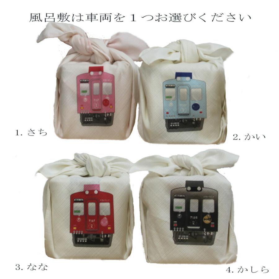 鉄道 電車 Tシャツ メンズ 子ども トートバッグ ふろしき 父の日 運動会 旅行 南海電車 めでたいでんしゃ 加太線 セット  3点 ギフトセット 大人 |  | 06