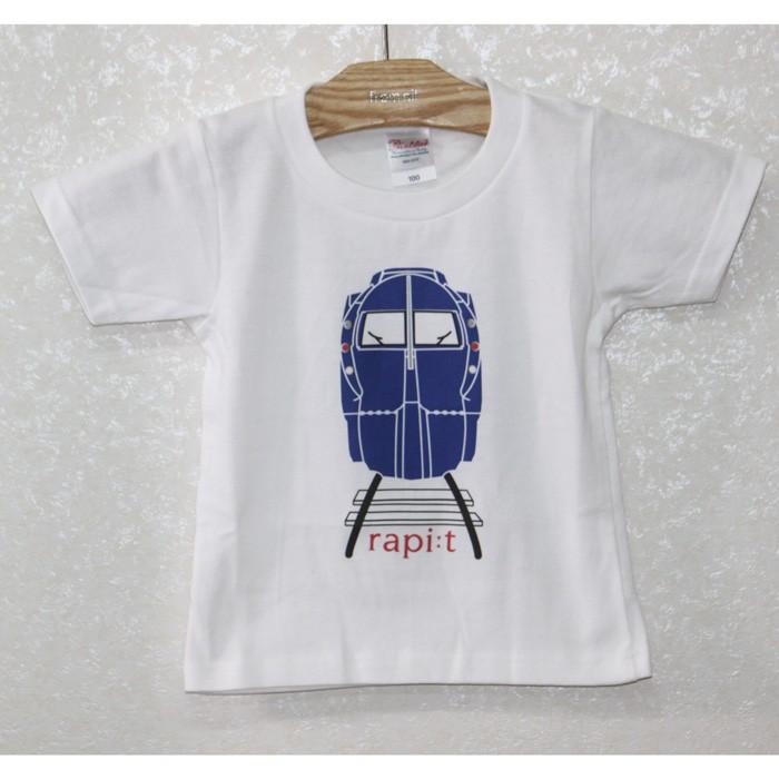 新生活 新春 電車 tシャツ キッズ ラピート 子供 男の子 半袖 tシャツ  小学生 鉄道グッズ 電車のtシャツ 南海 サイズ 100 〜 150 誕生日 許諾済 |  | 01