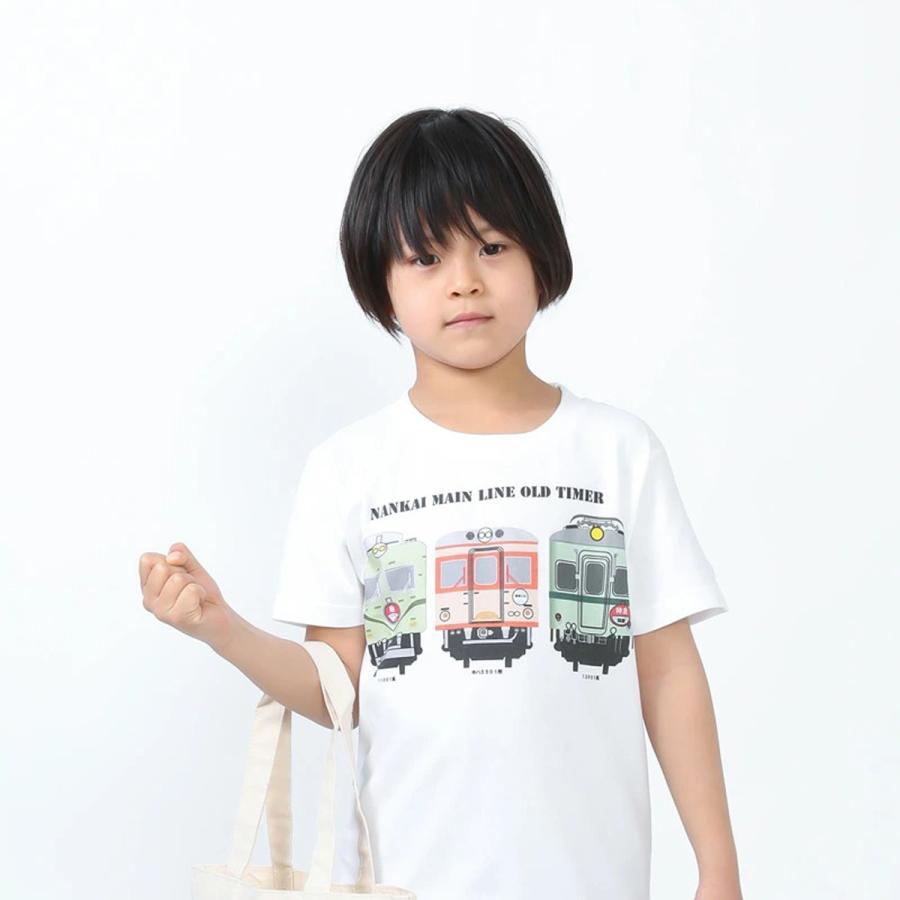 新生活 新春 電車 tシャツ 半袖 キッズ 男の子 子供服 南海電車 プリントt シャツ 鉄道グッズ 110 〜 150 誕生日プレゼント 孫 夏 電車 許諾済 |  | 02
