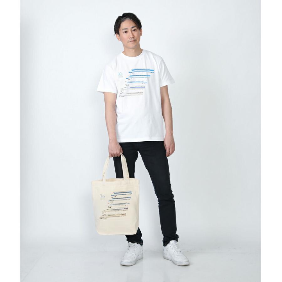 鉄道 電車 Tシャツ メンズ 子ども トートバッグ ふろしき 父の日 運動会 旅行 JR西日本 山陽新幹線 鉄推し 鉄推し 3点セット ギフトセット |  | 10
