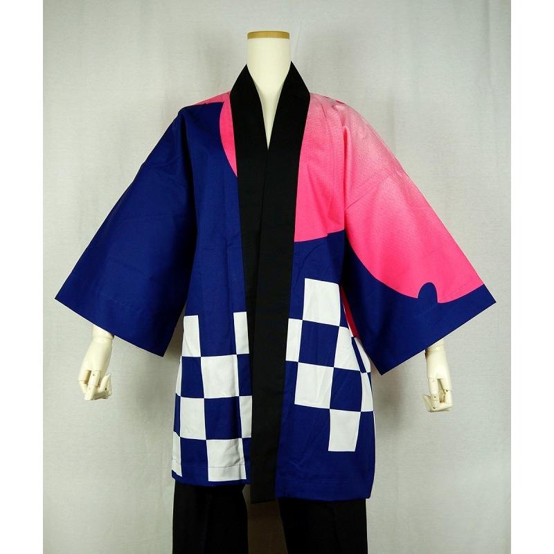 当社の 法被 半纏 半被 半天 袢天 紺 ピンク 綿100 祭に大桜 祭り 衣装 祭禮 神輿 イベント 夏祭り 秋祭り まつり はんてん ハッピ 帯付 男女兼用 Materialworldblog Com