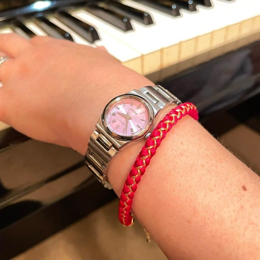 くみひもブレスレット 吊四つ組 金 ゴールド レディース メンズ 可愛い