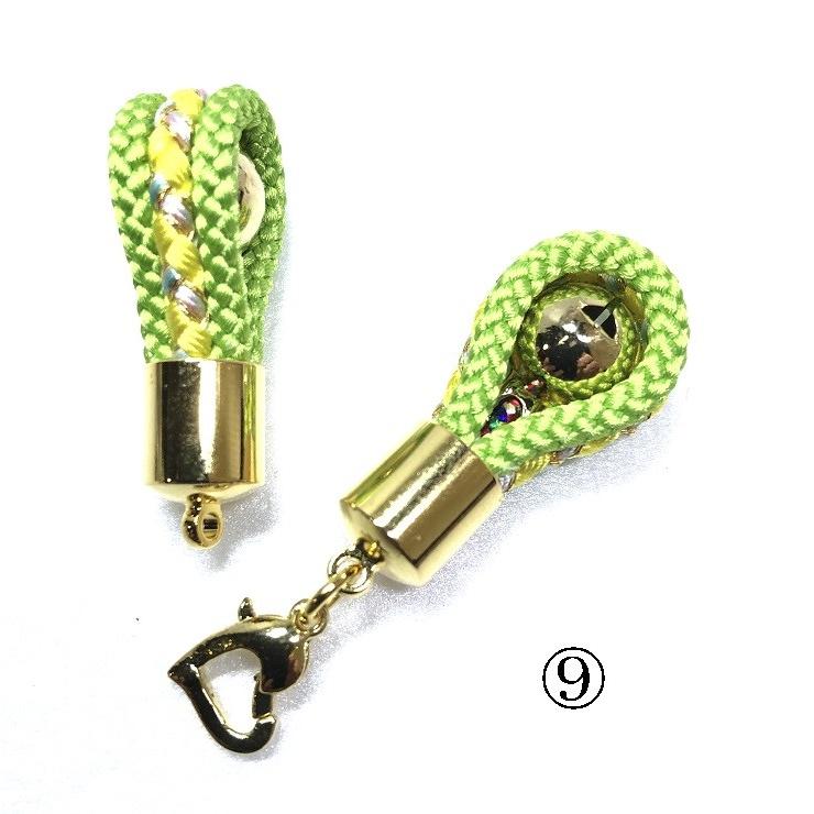 お守(厄除) くみひもチャーム 3本原 鞄 ファスナー 携帯電話 カメラ