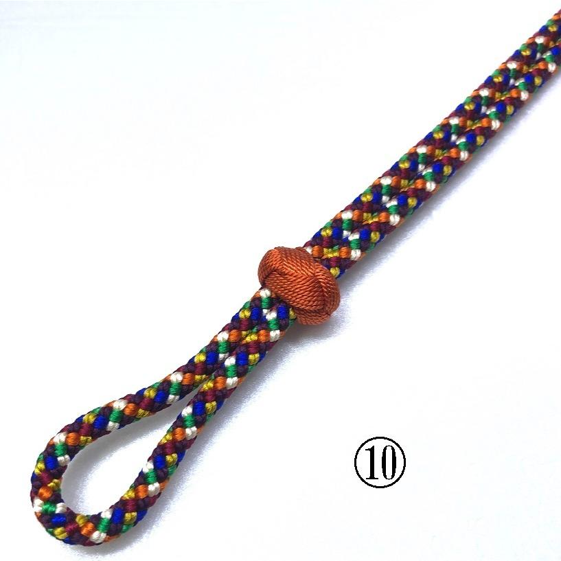 くみひも商品　手首に入る紐　日傘用紐　ステッキ紐　正絹　シルク　silk　長さ調節できる　サイズフリー　綺麗　カラフル　ペットボトルの目印にも！ |  | 12