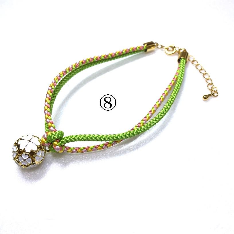 くみひも商品　　犬・猫の首輪　可愛い　叶結び　鈴付き　丸紐 |  | 23