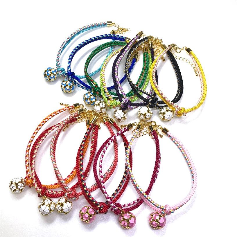 くみひも商品　　犬・猫の首輪　可愛い　叶結び　鈴付き　丸紐 |  | 30