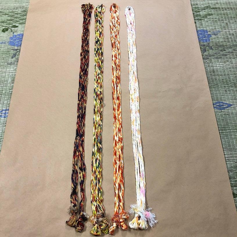 高級感 組糸 正絹 16玉 24玉 普通丈 約2.8M No.101〜125 無地 帯〆